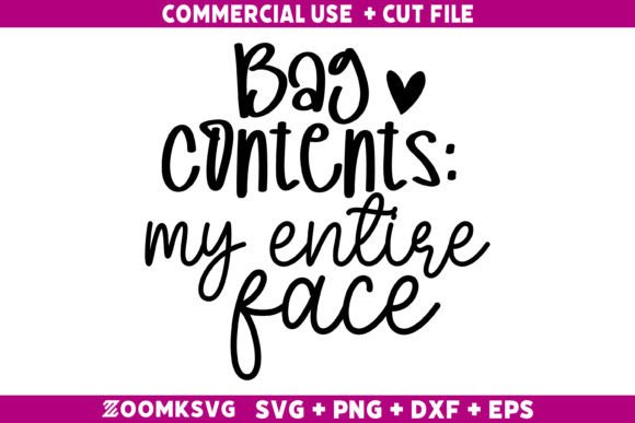 Download Bag Contents My Entire Face - Contents Collection