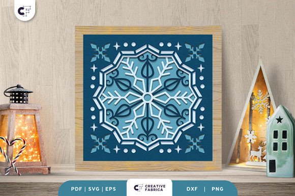 Download Decorative Intricate Snowflake Light Box - Snowflake light box Collection